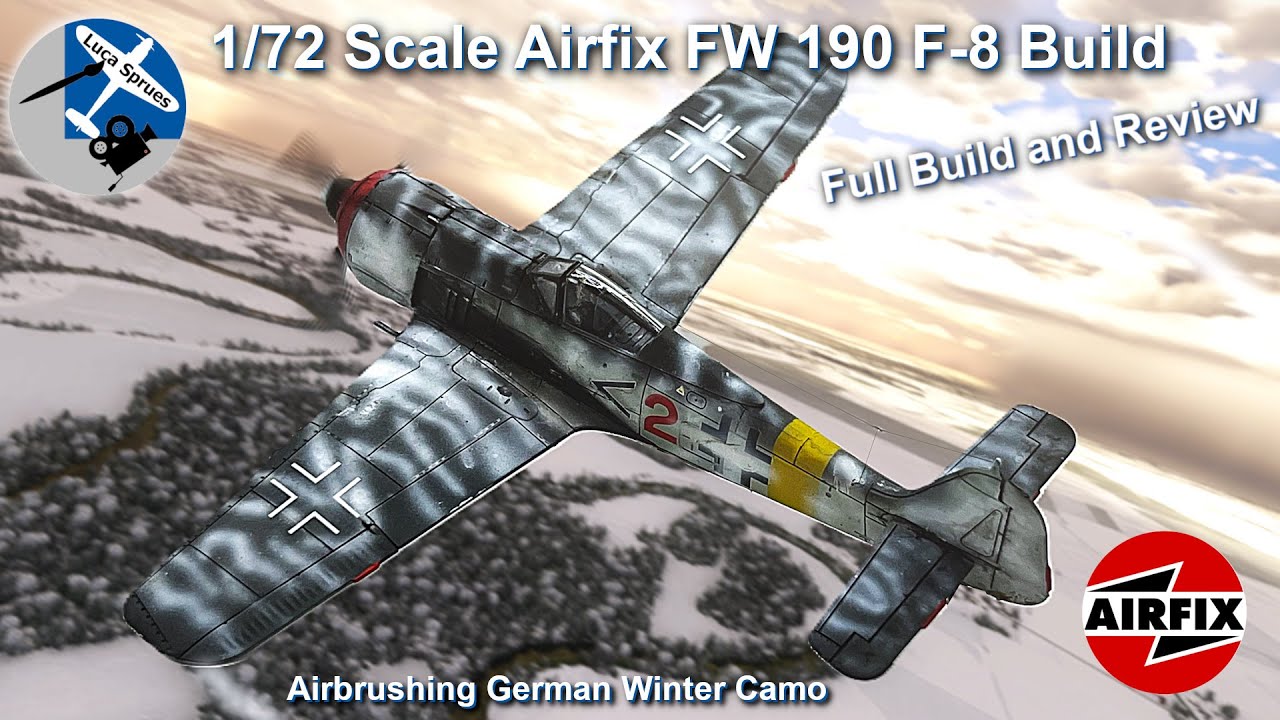 My First German Airbrush Build | Airfix 1/72 Scale Fw 190 F-8 Full Build & Review