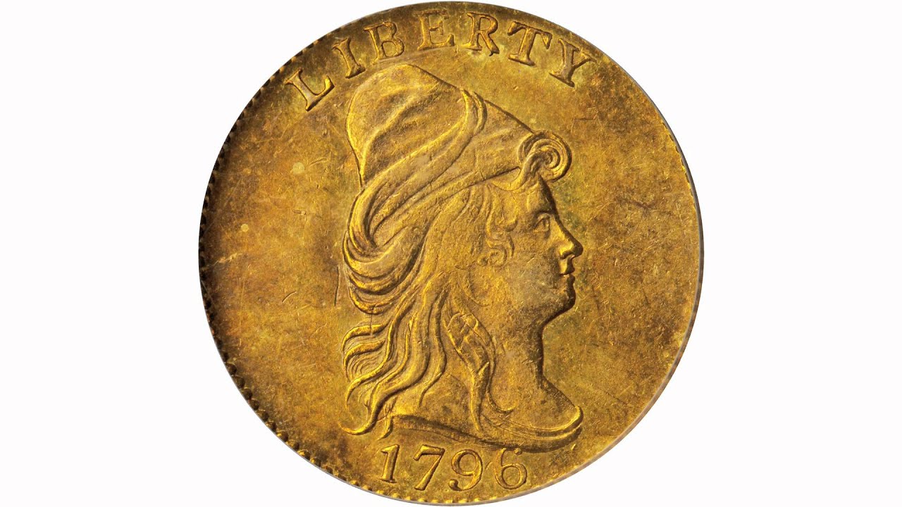 Lot 11174: 1796 Quarter Eagle Without Stars. MS-61 (PCGS). CAC
