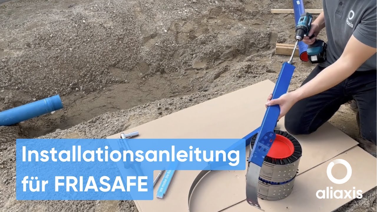 Alle Rohre verbinden mit FRIASAFE