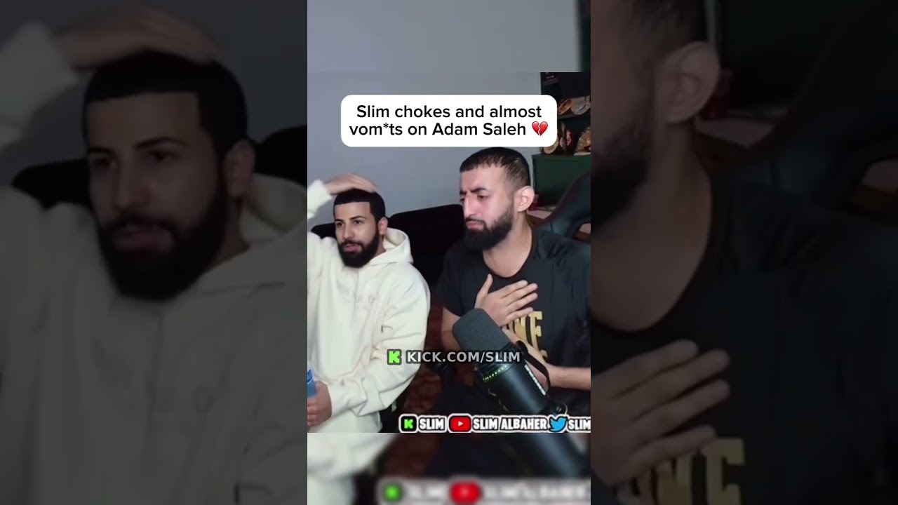 Adam Saleh and Slim the duo 💯💯 #adamsaleh #streamer #prank