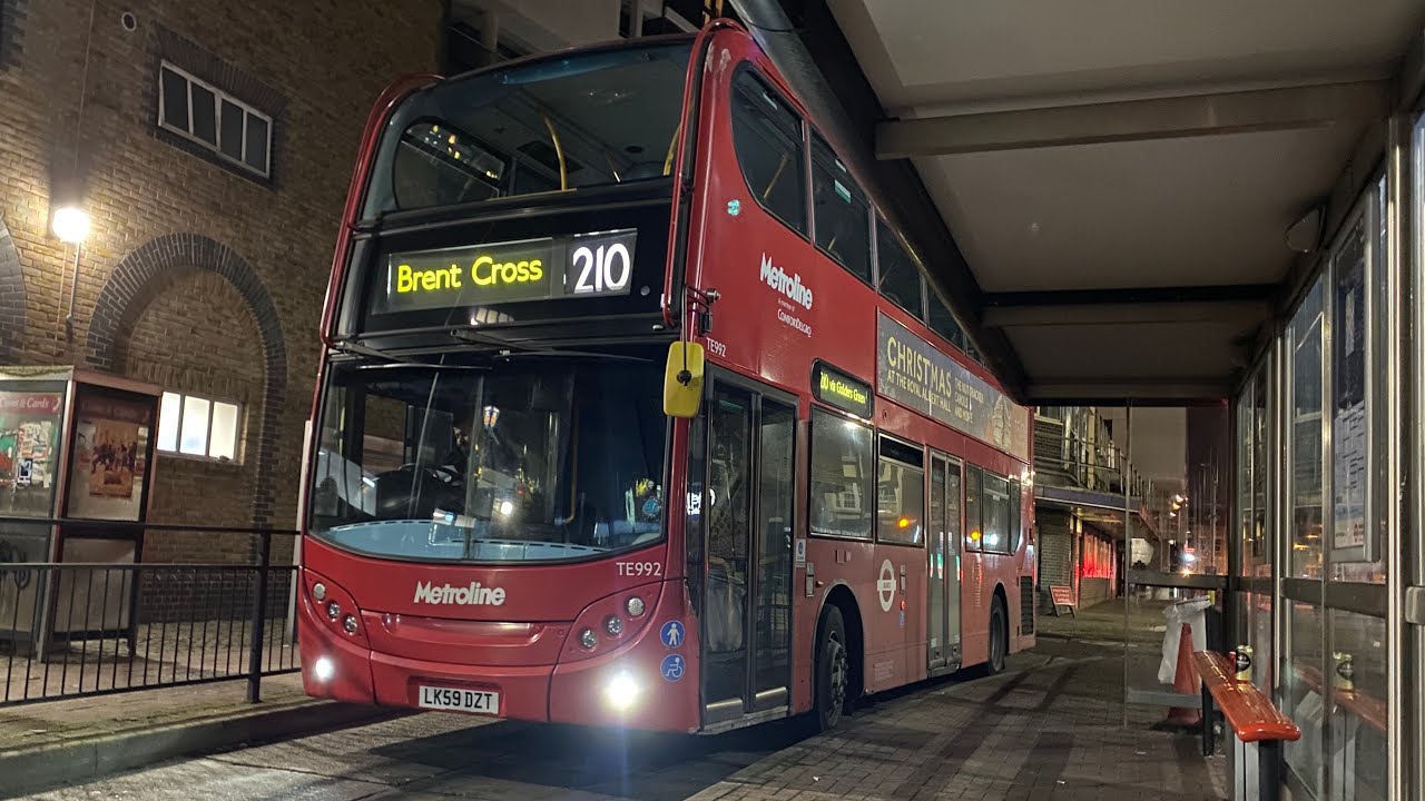 High Speed + Kickdown | Metroline Travel Route 210 | Alexander Dennis E400 Trident (TE992, LK59DZT)