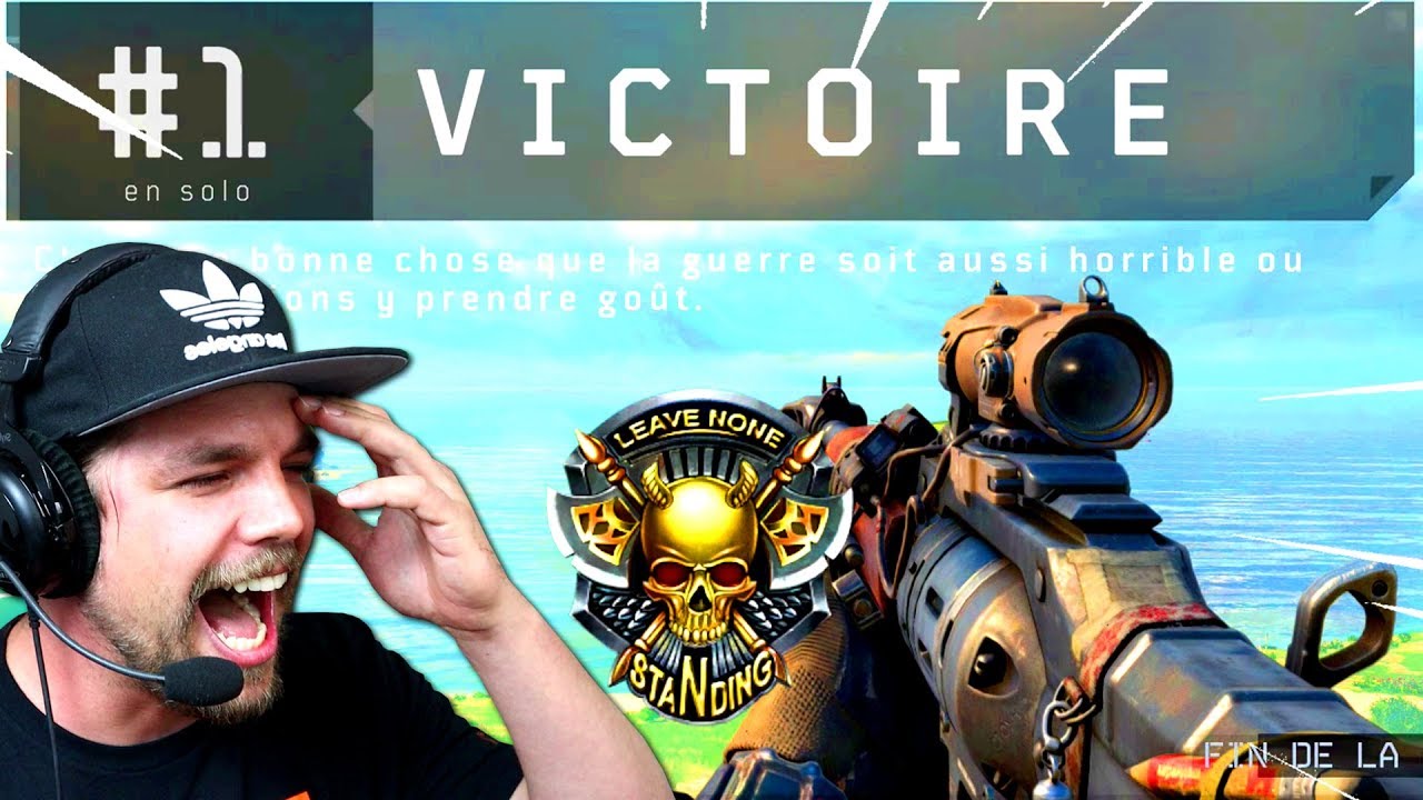 MON PREMIER TOP1 sur BLACKOUT de BO4 !! (Black Ops 4 Battle Royale)