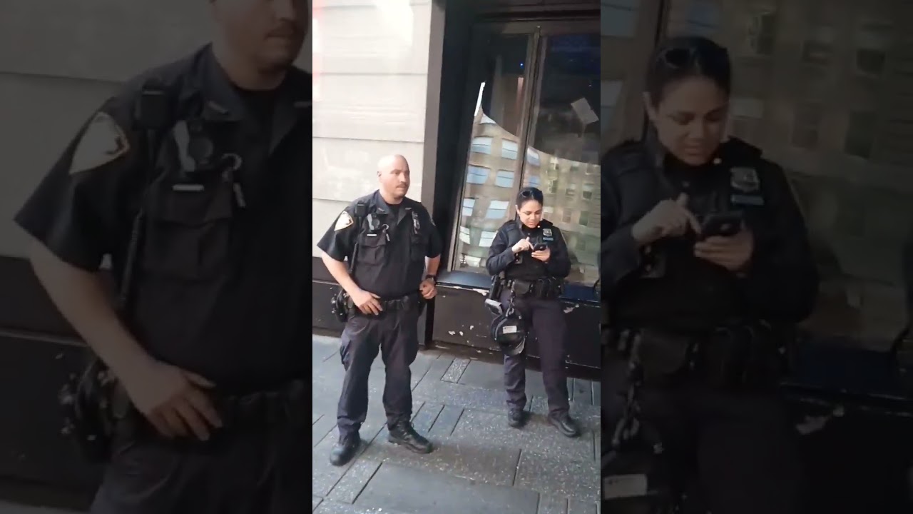 police in NY said you can walk up and hit any rondom peron and the police can't arrest them