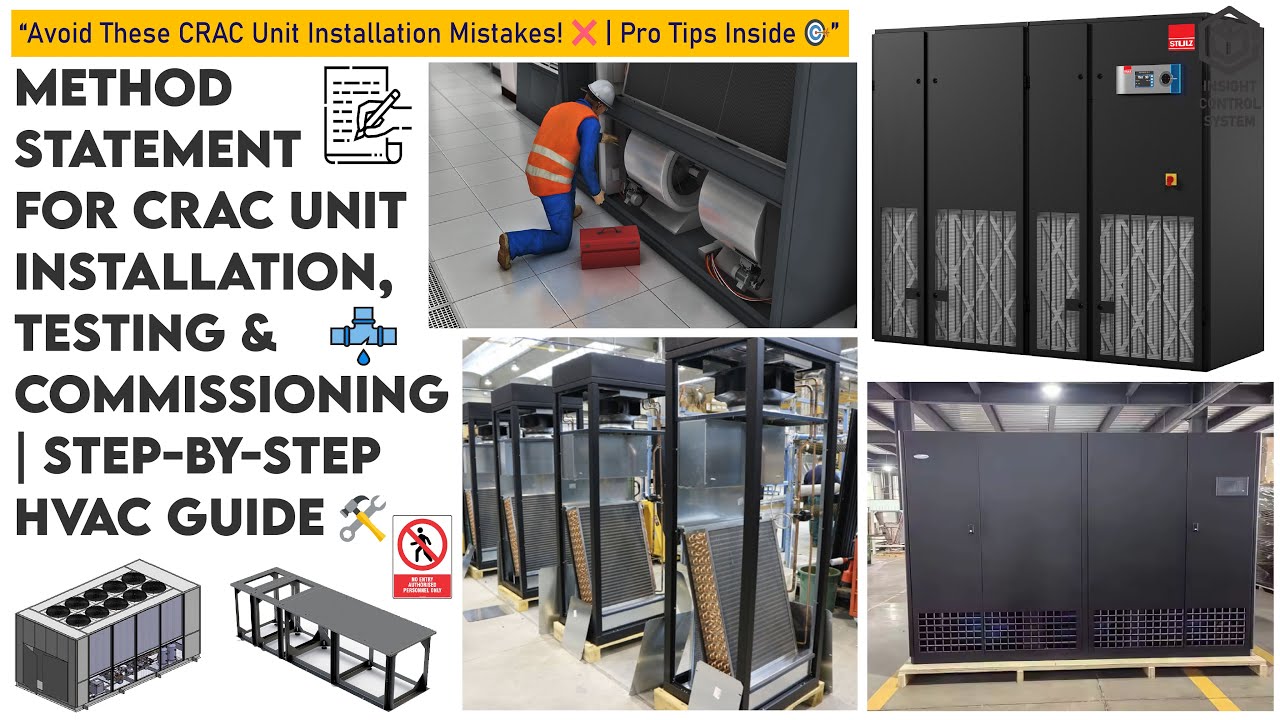 Method Statement for CRAC Unit Installation, Testing & Commissioning | Step-by-Step HVAC Guide