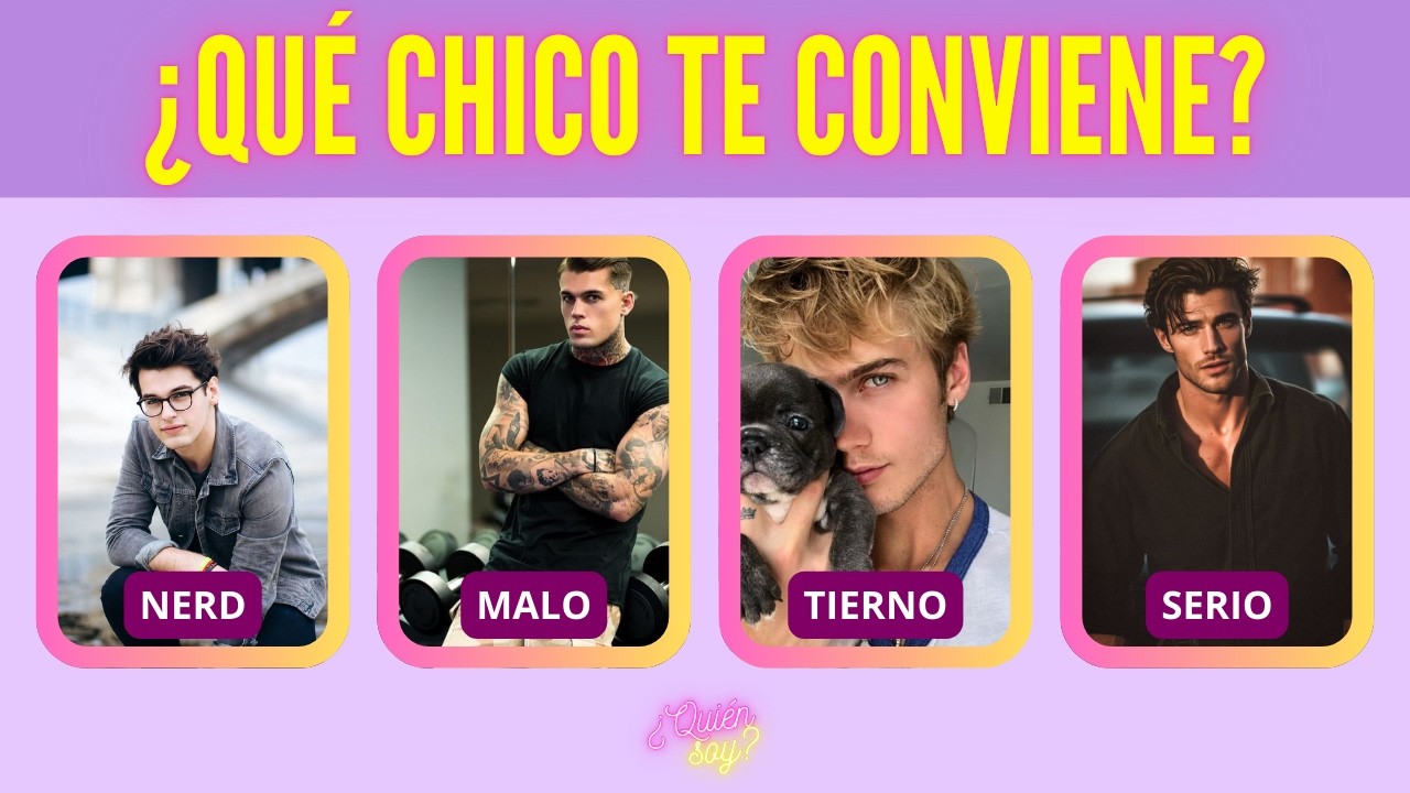 ¿Cuál es tu tipo de chico? 💗 | Test de personalidad aesthetic