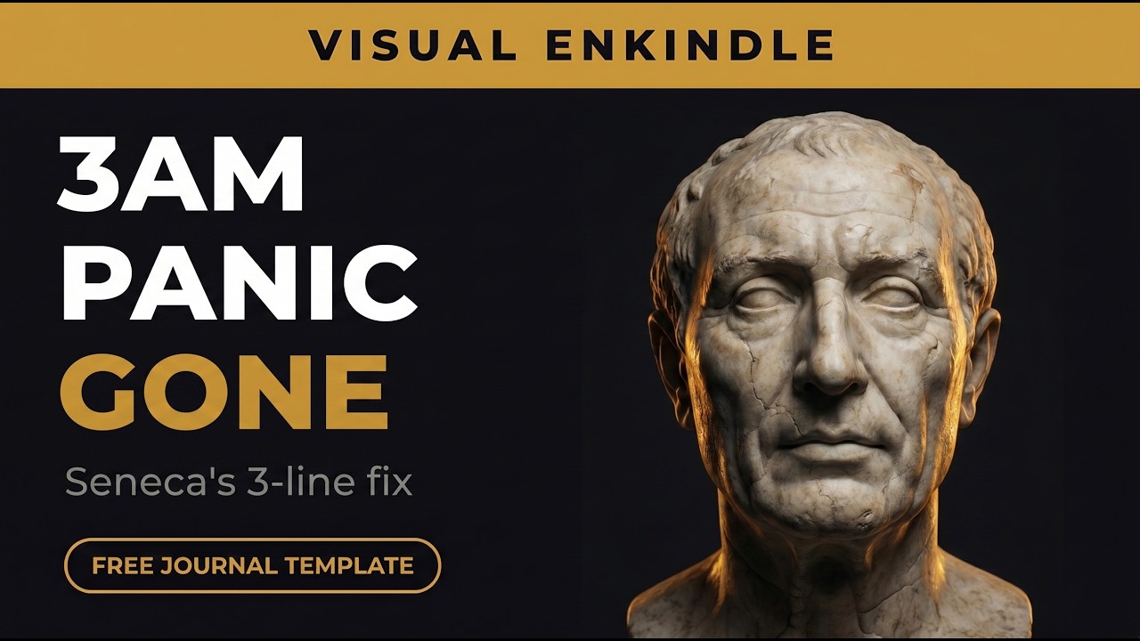 The 3-Line Stoic Letter That Kills Anxiety in 90 Seconds (Marcus Aurelius Method)