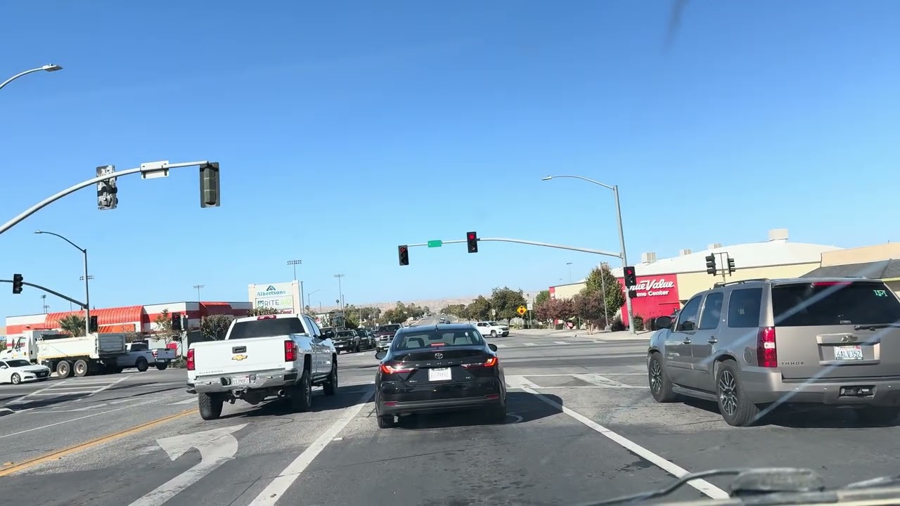 Walking through the streets of Taft, California