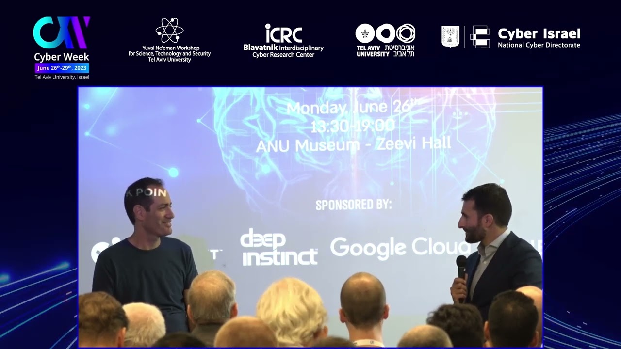CW2023 AI & Cyber: Fireside Chat: AI in National Security, Ezra Cohen & Yorai Fainmesser