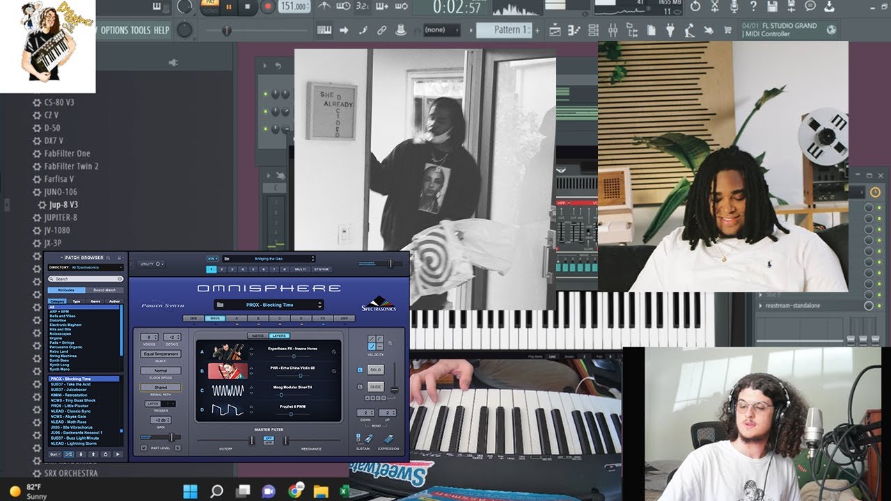 MAKING A BEAT WITH OMNISPHERE (Smino, Monte Booker, Cla Woo)