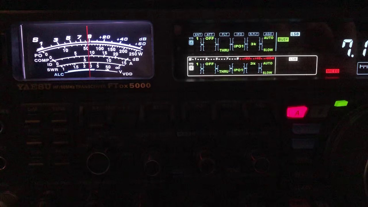 Using the VRF feature of the Yaesu FTdx5000MP to knock down background QRM