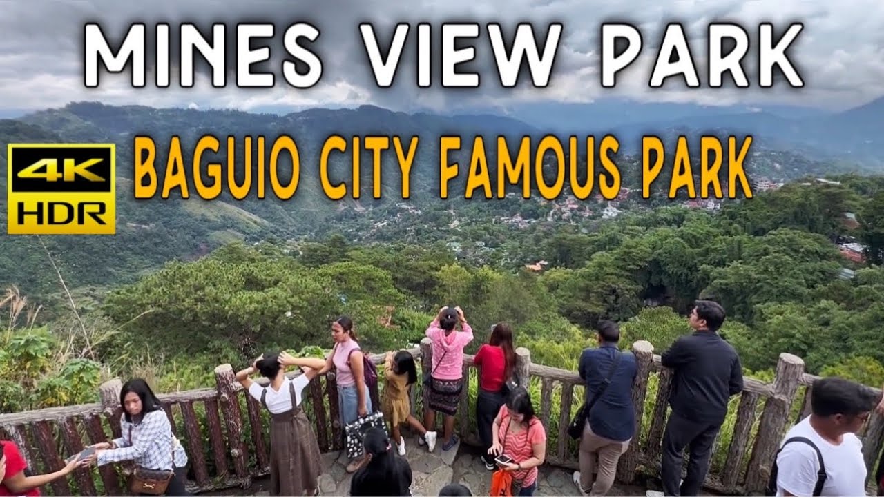Mines View Park Full Walking Tour 2025 | Famous Park in Baguio City 4K HDR Philippines