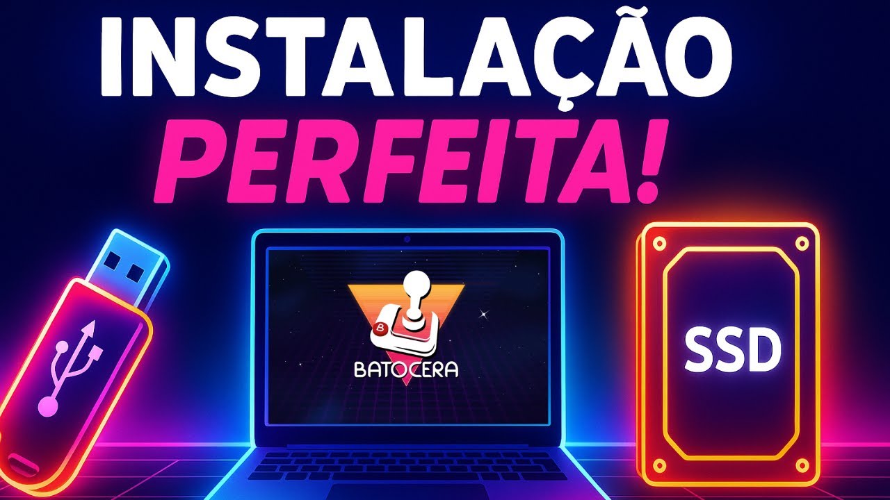 Batocera do Zero: Como Instalar do Jeito Certo (Pendrive, HD e SSD) – Guia Completo! Parte 1/4