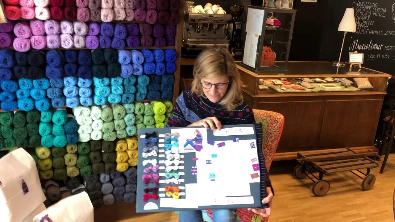 Smilla, unser Fair-Isle-Modell aus dem Rauma Finullgarn