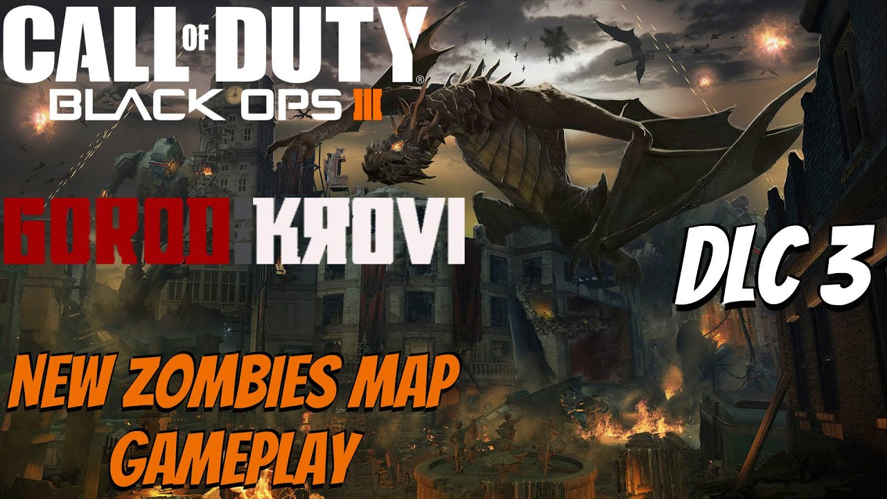 Call of Duty Black Ops 3 - Gorod Krovi Gameplay Walkthrough Part 1 - NEW Zombies Descent DLC Map