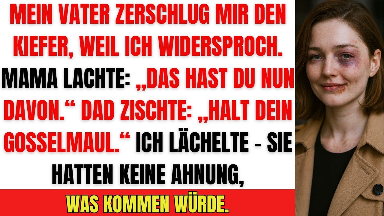 Mein Vater Zerschlug Mir Den Kiefer – Sie Lachten, Bis Ich Zurückschlug