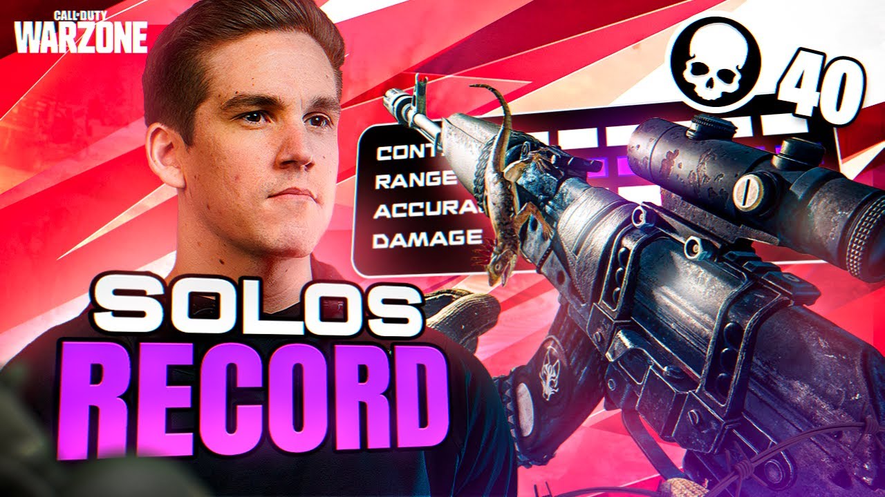 MY FASTEST 40 BOMB EVER!! BROKE MY SOLOS KILL RECORD! (WARZONE)