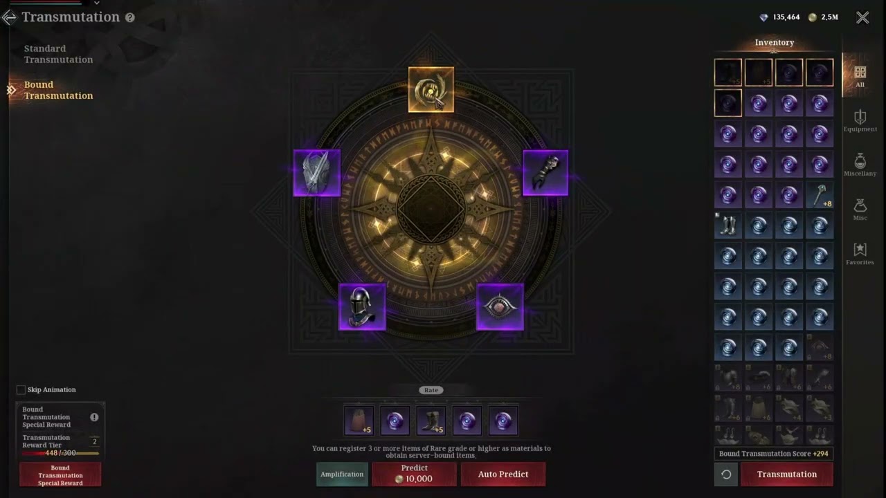 Legendary weapon