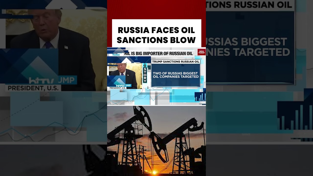 US Sanctions Russia&rsquo;s Rosneft & Lukoil | Trump Says &lsquo;It Takes Two To Tango&rsquo; On Ukraine War #shorts