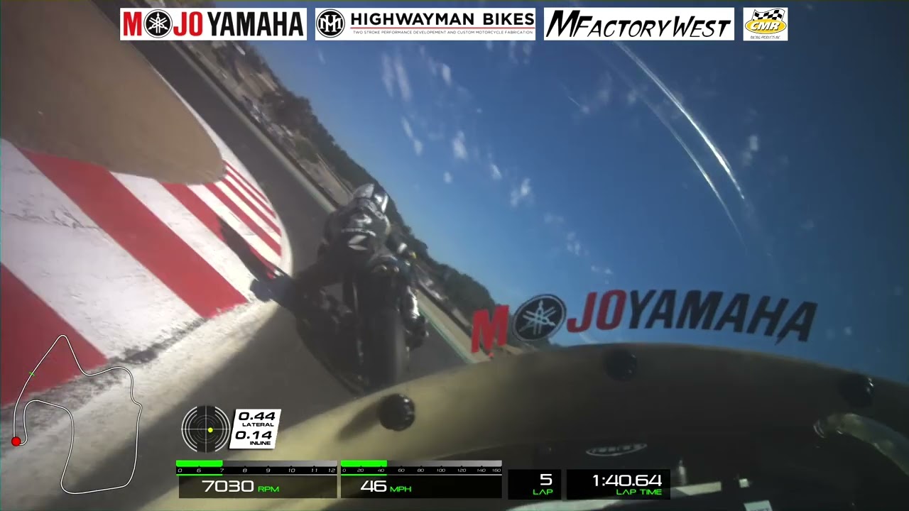 Dave Crussell -TZ750 Banshee - Open Two Stroke - AHRMA Laguna Seca 2023