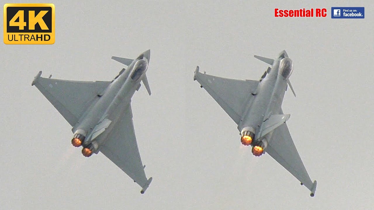 RAF Eurofighter Typhoon FGR.4 at RIAT 2017 [*UltraHD and 4K*]