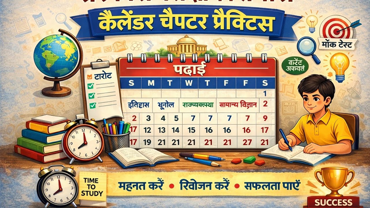 Calender chapter practice for MP Police,MP SI,SSC,RAILWAY EXAM