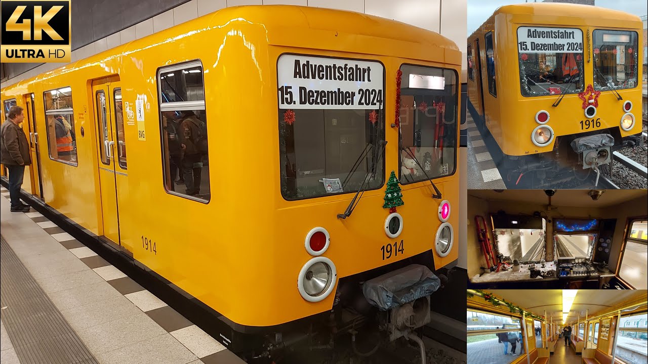 U Bahn Berlin EIII Abschied Letzter Einsatztag U5  3.Advent 15.12.24