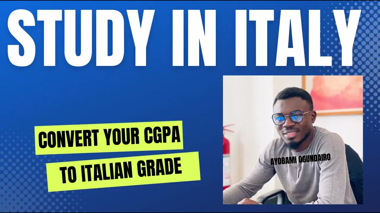 How to convert your grade (CGPA) to Italian Grading System