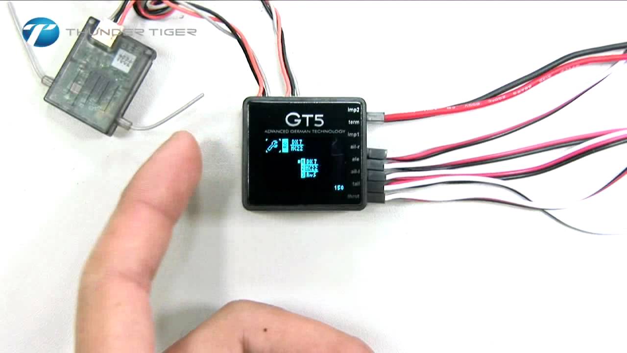 Thunder Tiger - GT5 Gyro CLASS - LESSON 05 : Suggestion of Installation