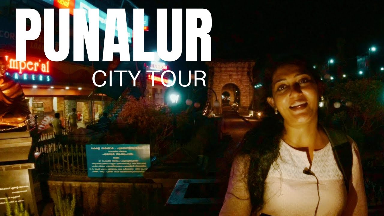 HOW DOES YOUR CITY LOOK AT NIGHT | EVENING TOUR OF PUNALUR | THE OLDEST TOWN IN KERALA