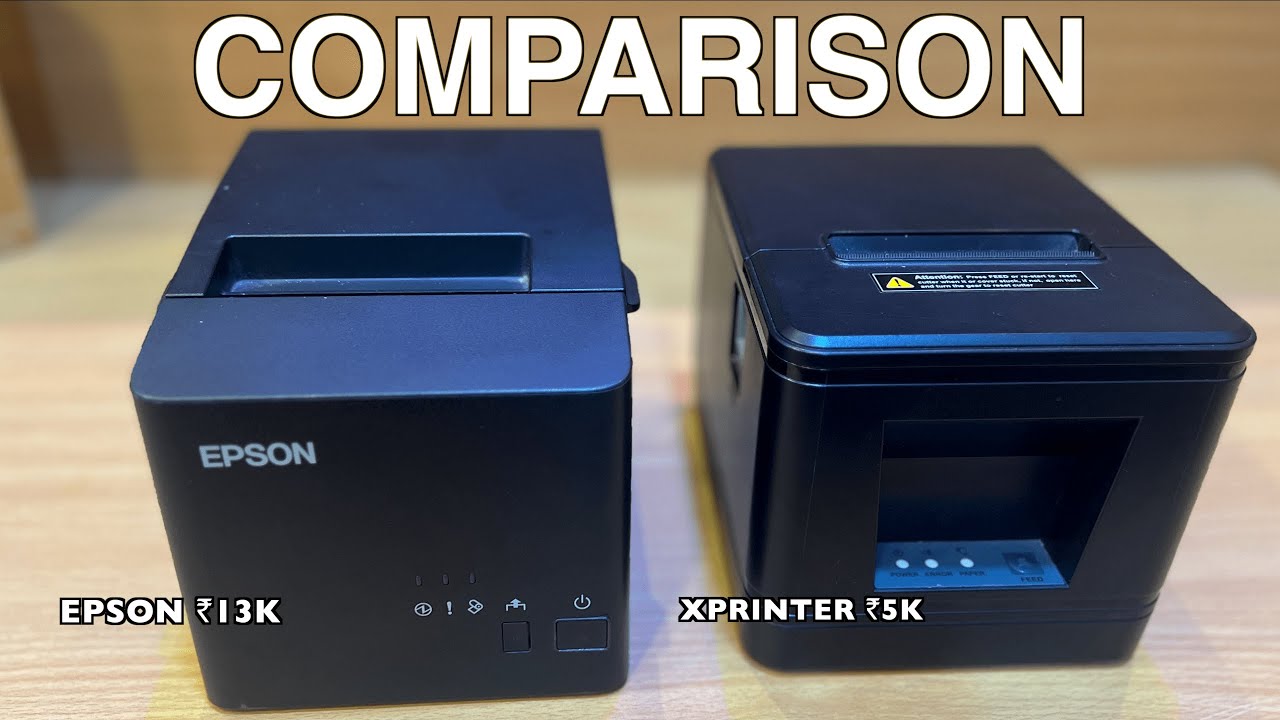 Epson and Xprinter comparison Deep Review Direct Thermal printer 80mm Auto cut