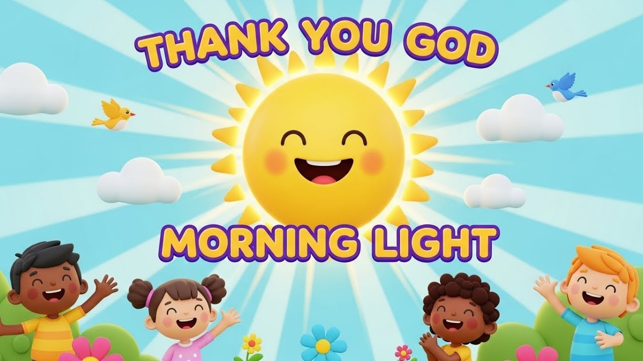 Thank You God for the Morning Light 🌞 | Kids Worship Song | Christian Nursery Rhyme