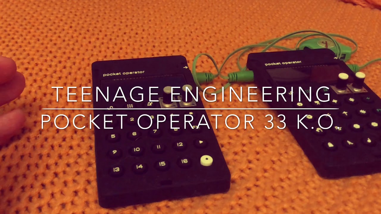 Teenage engineering PO32 & PO33