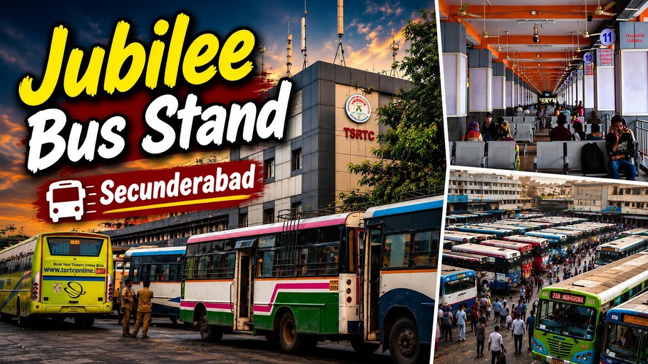 Jubilee Bus Station | Secunderabad | Hyderabad | Telangana Ep 45 | Secunderabad Bus Stand | Tour