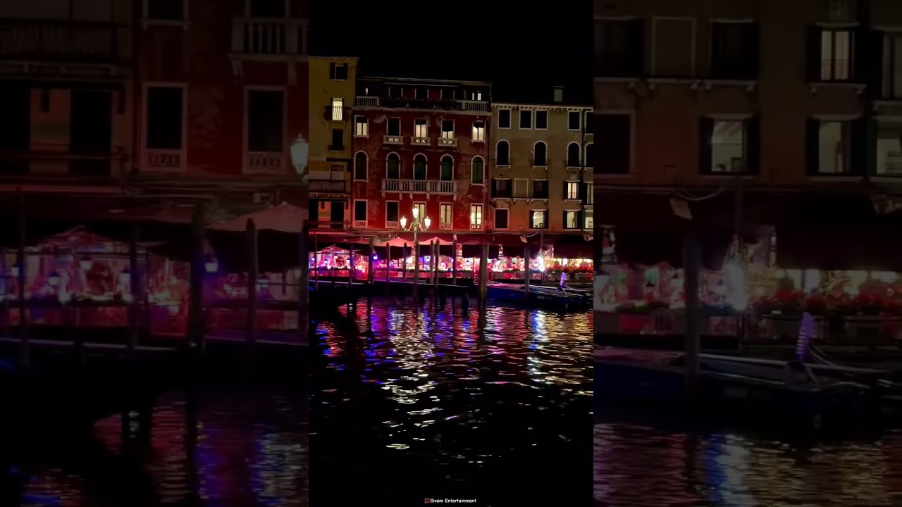 night in venice✨#venice #italytravel #venicenight#evening#nightlife#trave#italian#viralshorts