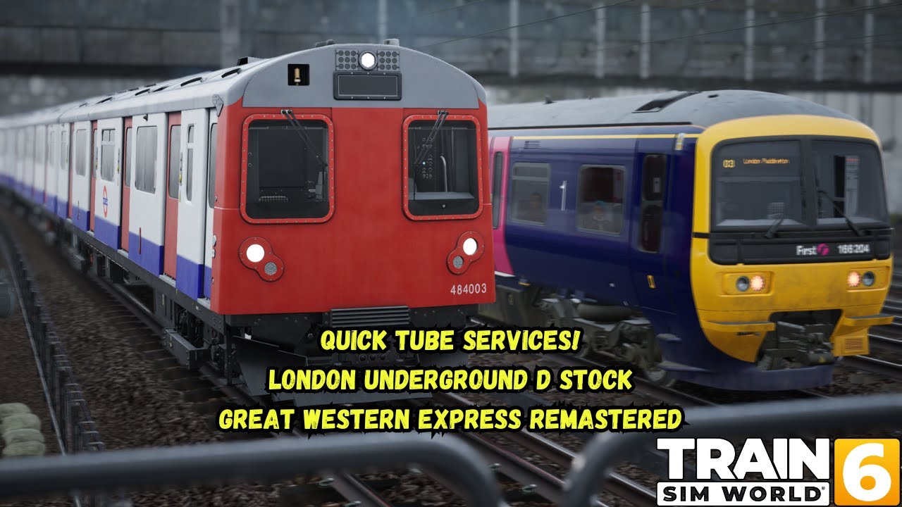 Quick Tube Services! | London Underground D Stock | Great Western Express Remastered | TSW6