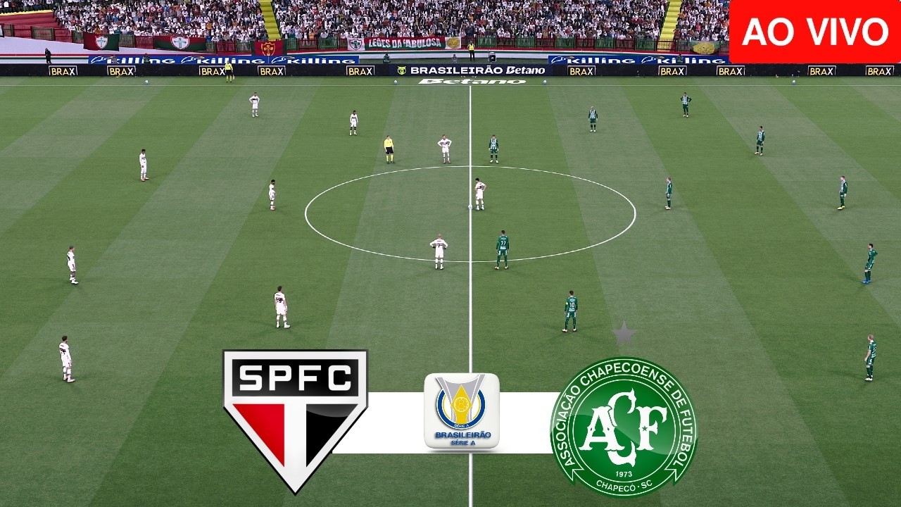 SÃO PAULO X CHAPECOENSE AO VIVO E COM IMAGENS | BRASILEIRÃO | ASSISTA AGORA