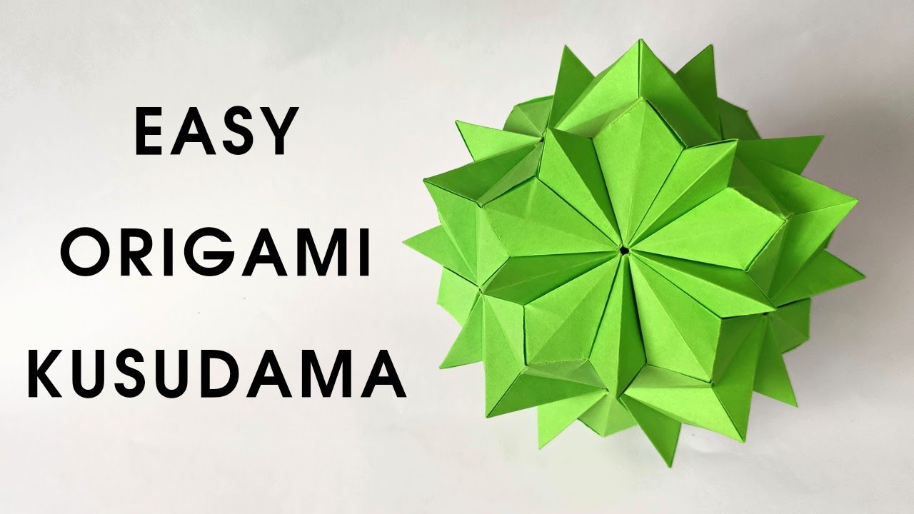 Origami LUMINESCENCE kusudama by Marcell Aldos