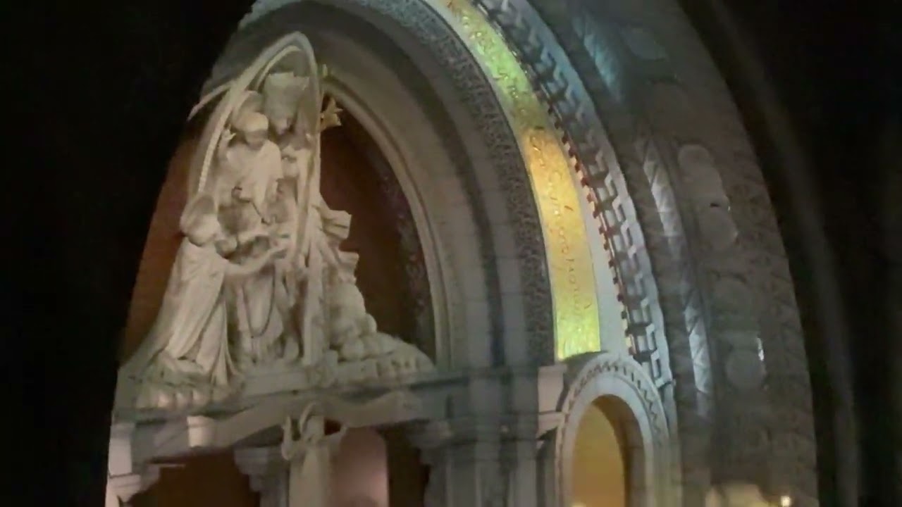 Most visited Shrine in the World Our Lady of Lourdes, France #catholicchurch #lourdesrosary #shrine