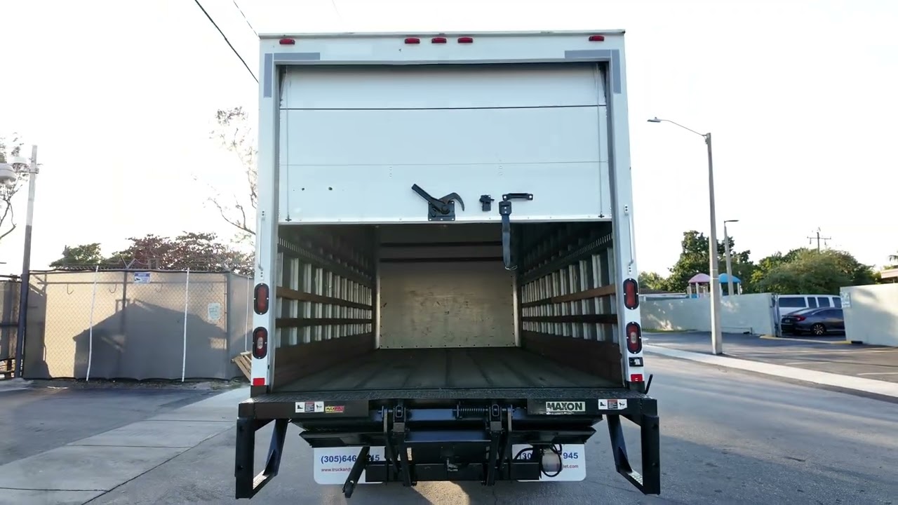 001811-FOR SALE – 2017 ISUZU NPR-HD 16' BOX TRUCK WITH LIFTGATE