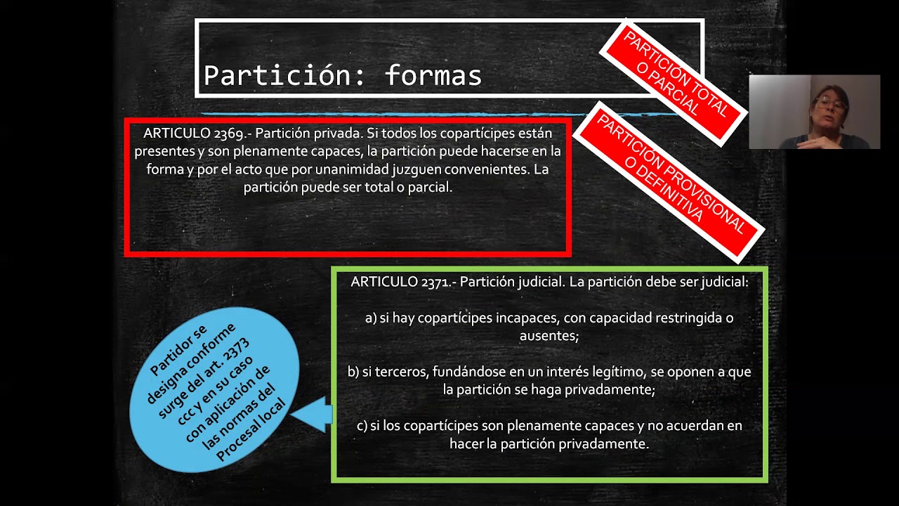 Particion primera parte