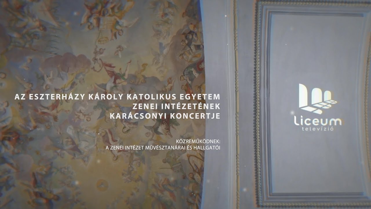 Az Eszterházy Károly Katolikus Egyetem Zenei Intézetének Karácsonyi hangversenye