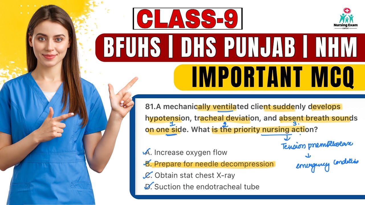 BFUHS STAFF NURSE EXAM PREPARATION | DHS PUNJAB STAFF NURSE PREPARATION | BFUHS | #9 | PUNJAB NHM 