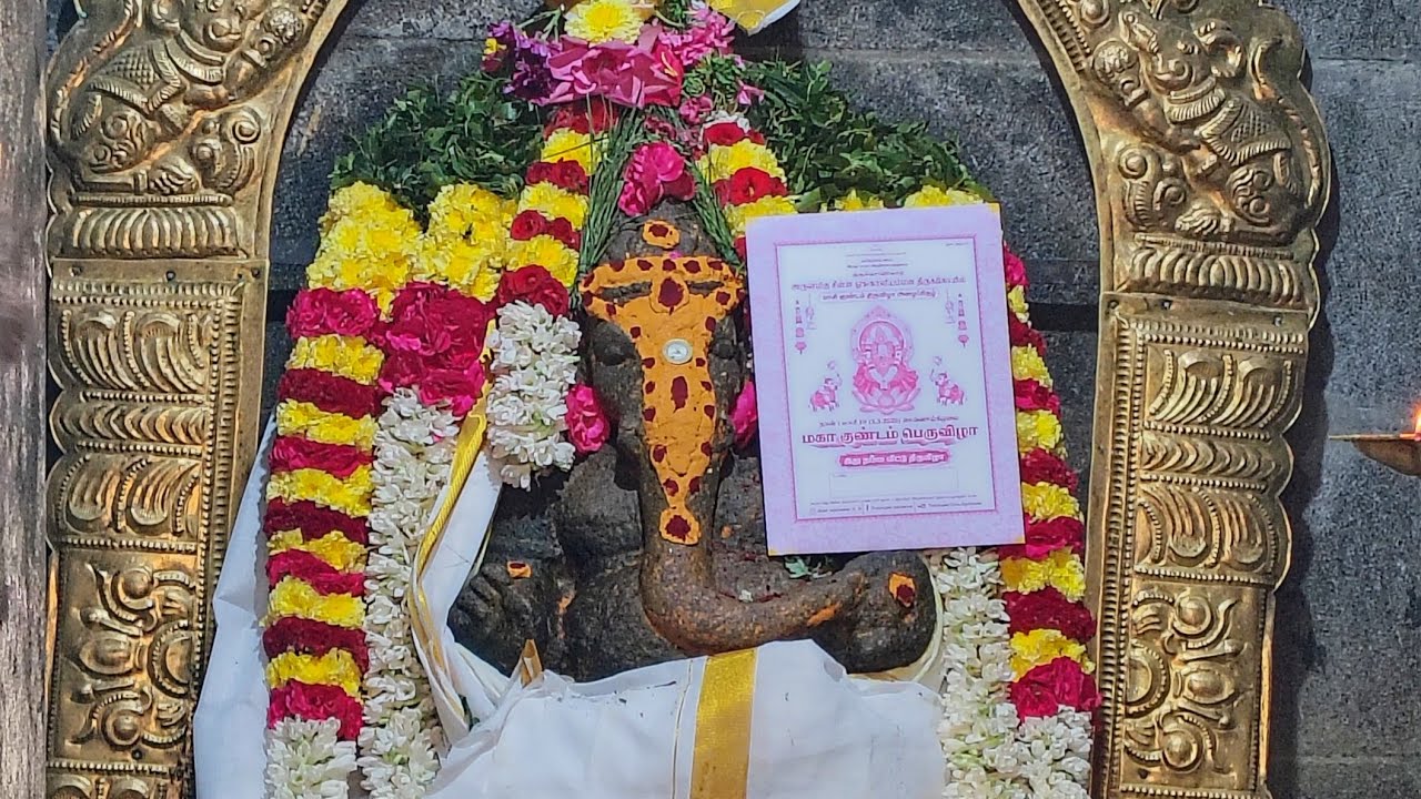 ஆபத்து காத்த விநாயகருக்கு சிறப்பு அபிஷேகம் அலங்காரம் தீபாராதனை திருச்செங்கோடு சின்ன ஓங்காளியம்மன்