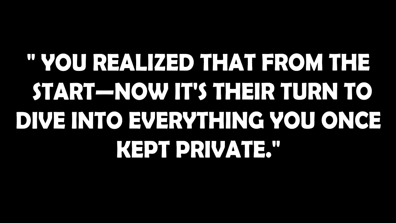 "One deep talk with a friend made them realize—it's always been you, and it still is."