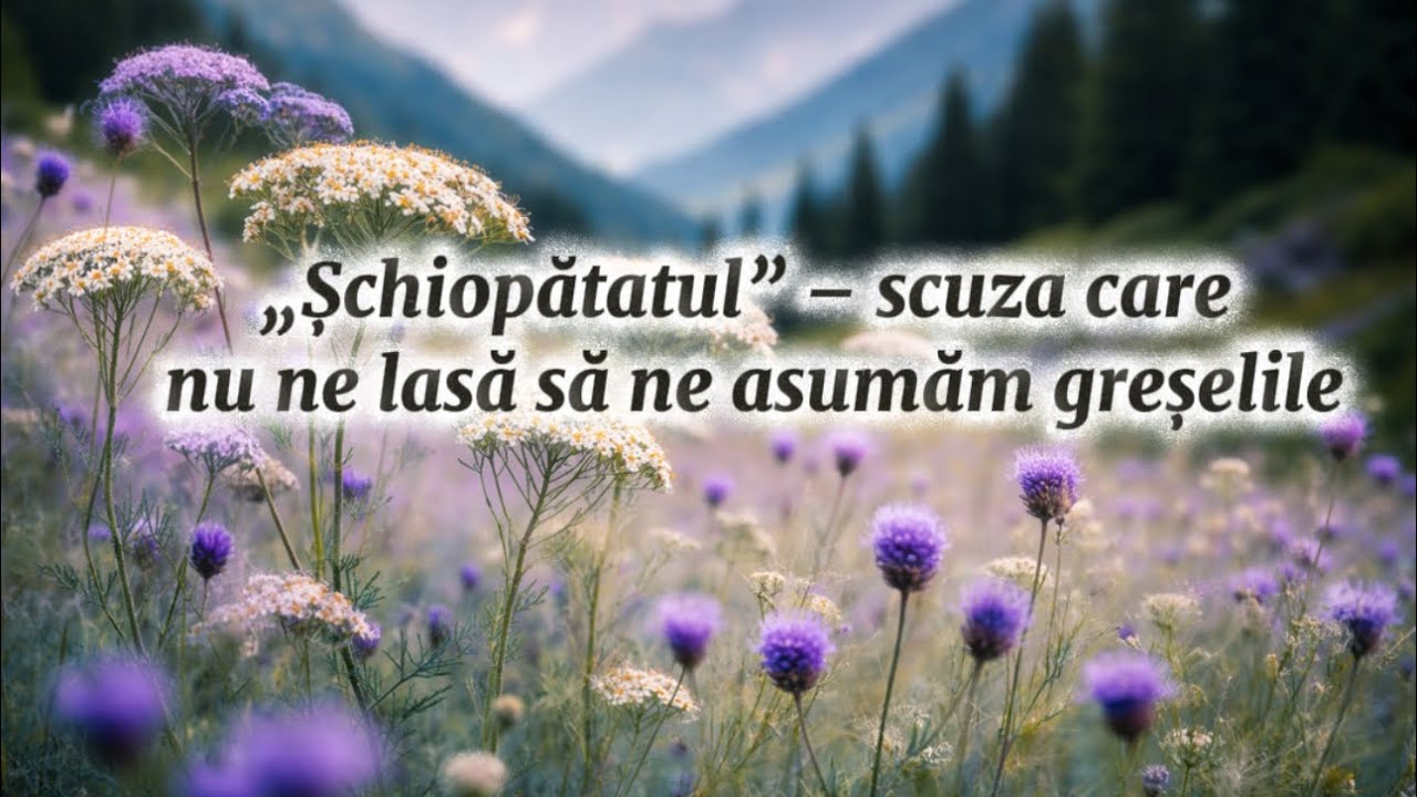 „Șchiopătatul” – scuza care nu ne lasă să ne asumăm greșelile