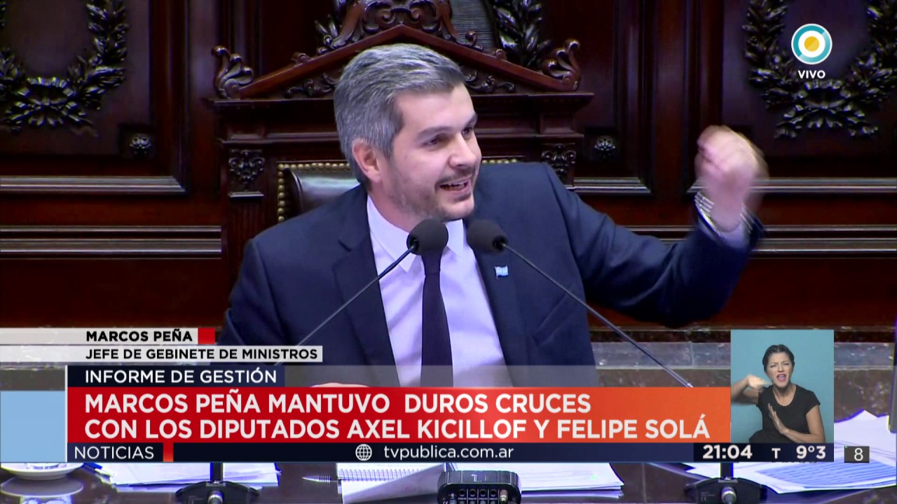 TV Pública Noticias - Marcos Peña dio su informe de gestión en Diputados