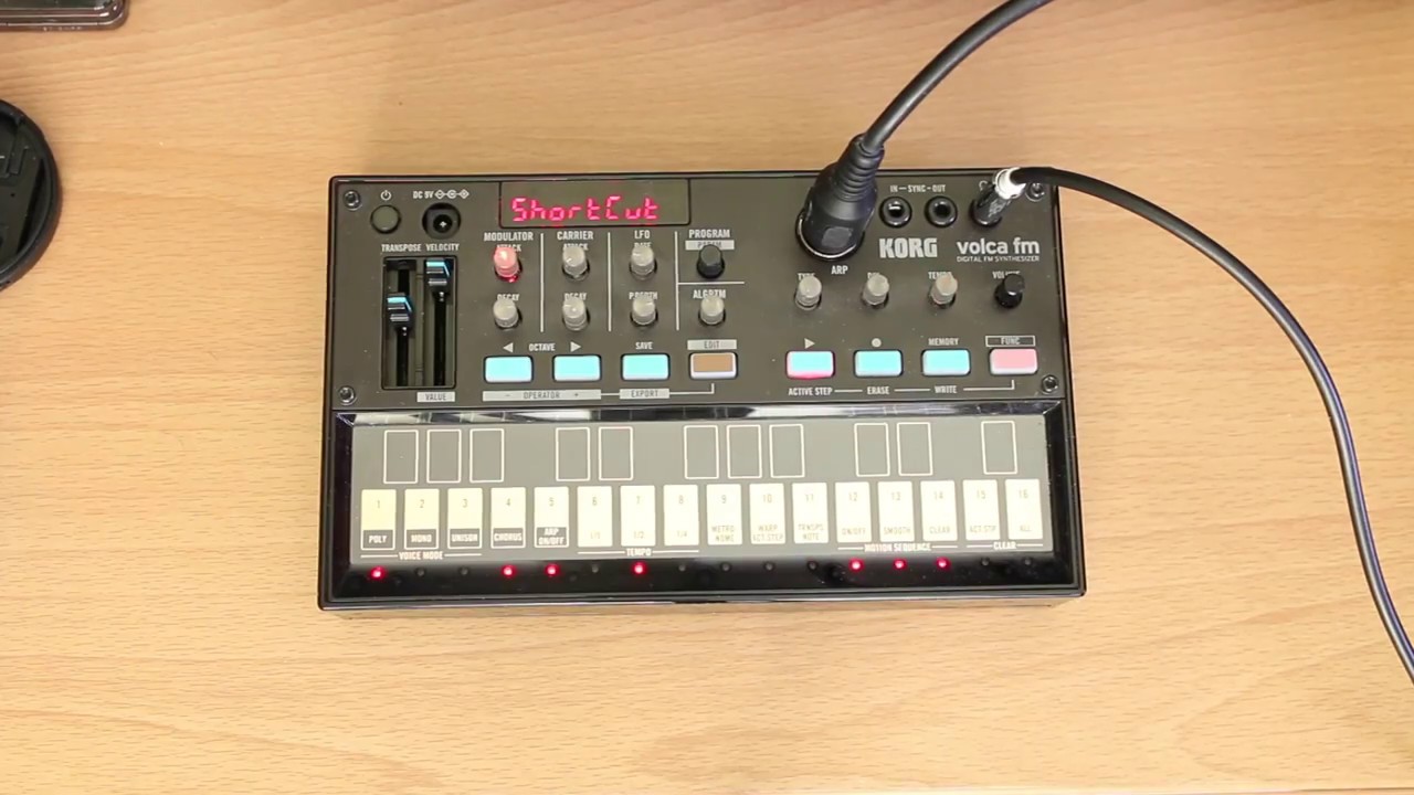 Korg Volca FM - Presets fiddle and sequencer jam