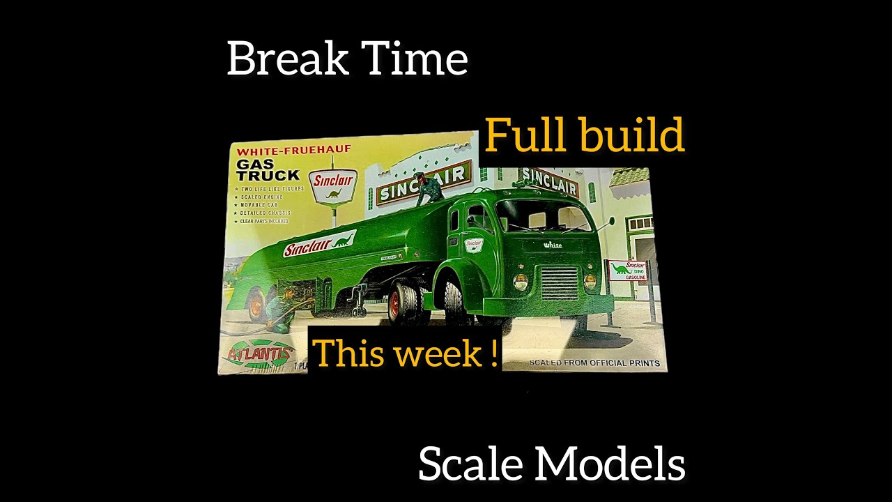 Scale Model kit Atlantis  Fuel Truck