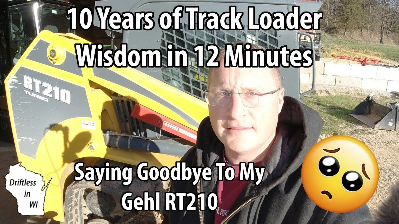 Gehl Track Loader RT210 Long Term Review - In depth look at Gehl's track system with pros and cons