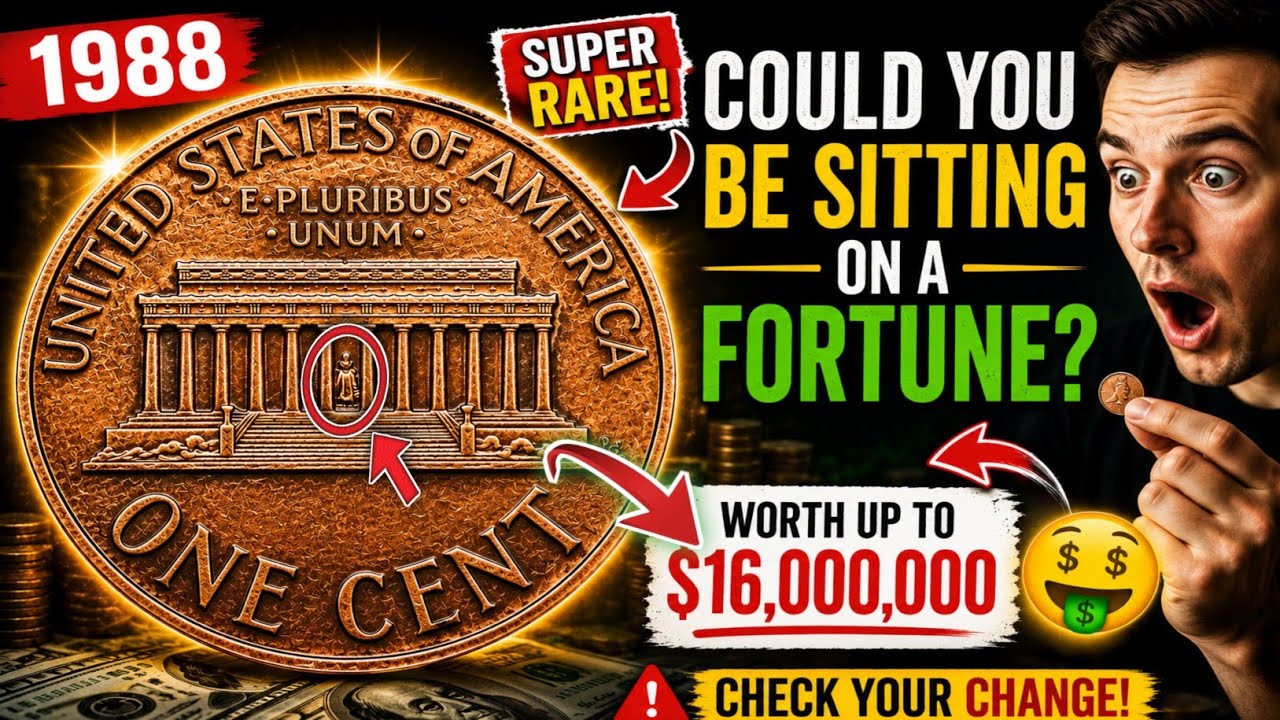 1988 Penny Could Make You Rich! 😱#RareCoins #CoinValue
